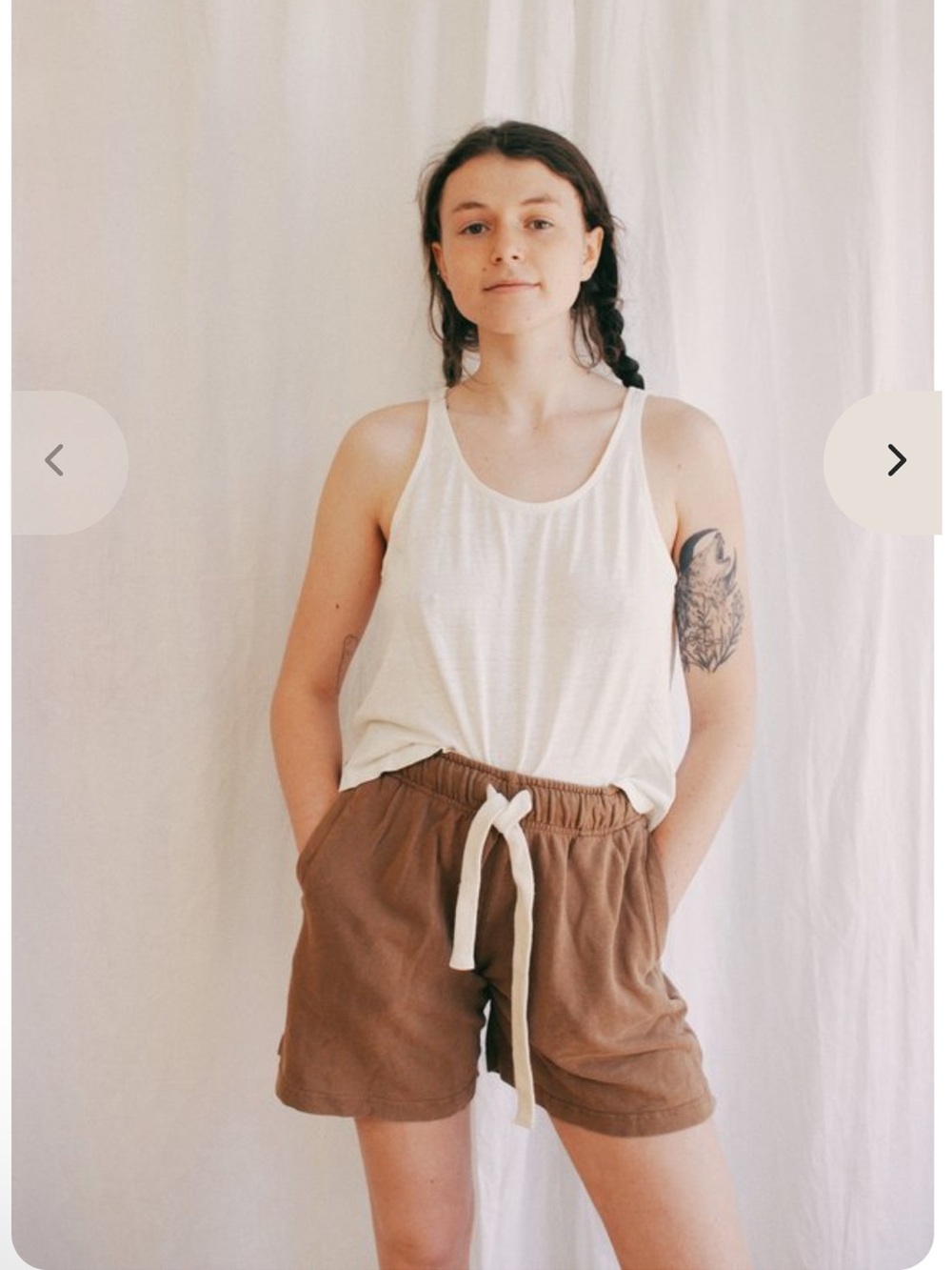 Jungmaven French Terry Sport Short Coyote Tan Medium Hemp Organic Cotton Unisex - Picture 1 of 13